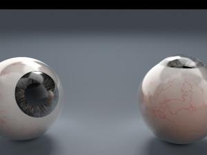 eyeball - black Modelo 3D