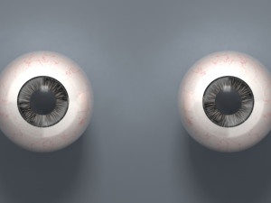 eyeball - black Modelo 3D