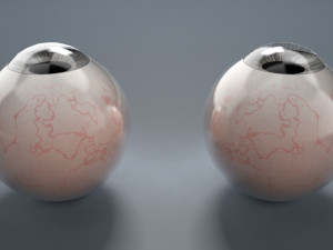 eyeball - black Modelo 3D