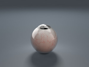 eyeball - black Modelo 3D