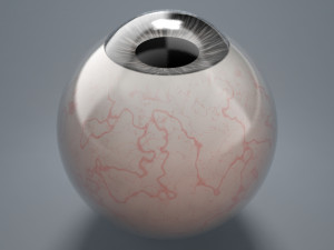 eyeball - black Modelo 3D
