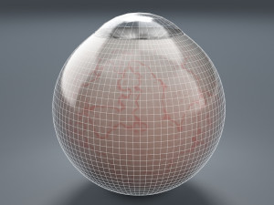 eyeball - black Modelo 3D