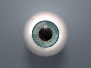 eyeball - blue 3D Model