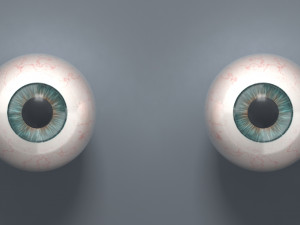 eyeball - blue 3D Model