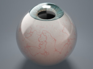 eyeball - blue 3D Model