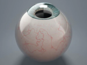 eyeball - blue 3D Model