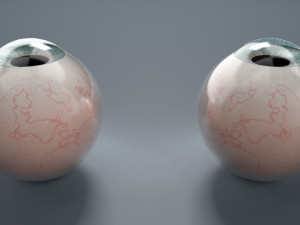 eyeball - blue 3D Model