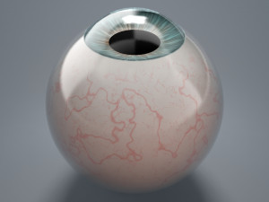 eyeball - blue 3D Model