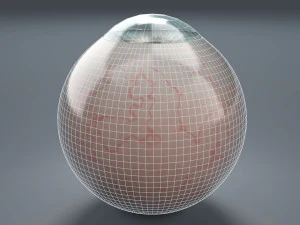 eyeball - blue 3D Model