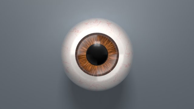 eyeball - brown 3D Модель .c4d .max .obj .3ds .fbx .stl .blend 