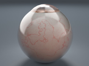 eyeball - brown 3D Модель