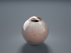 eyeball - brown 3D Модель