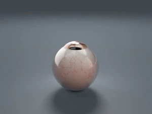 eyeball - brown 3D Model