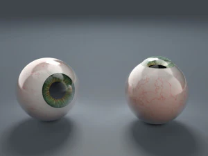 eyeball - green 3D Model