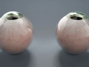 eyeball - green 3D Model