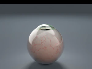 eyeball - green 3D Model