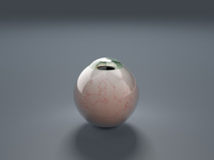 eyeball - green Model 3D