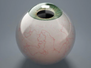 eyeball - green 3D Model