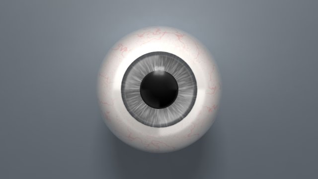 eyeball - grey Modello 3D .c4d .max .obj .3ds .fbx .stl .blend