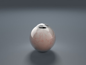 eyeball - grey Modello 3D