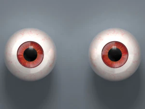 eyeball - red 3D Model