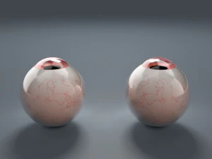 eyeball - red 3D Model