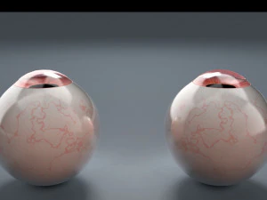 eyeball - red 3D Model