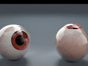 eyeball - red 3D Model