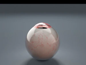 eyeball - red 3D Model