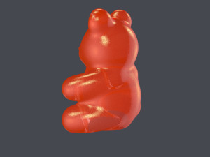 gummy bear - jelly 3D Model