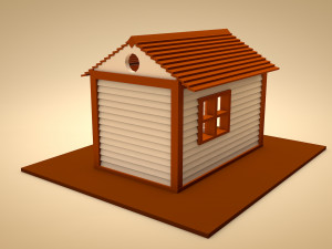 cabin Model 3D