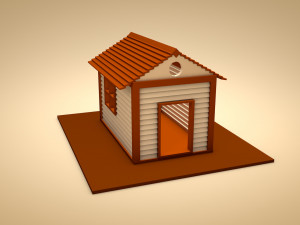 cabin Model 3D
