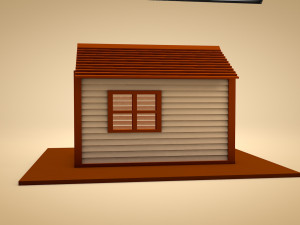 cabin Model 3D