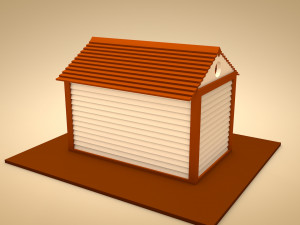 cabin Model 3D