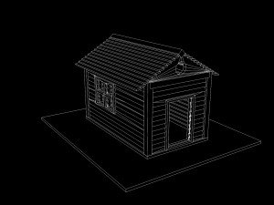 cabin Model 3D
