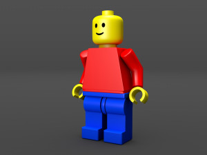 lego man - standard mini figure Modèle 3D
