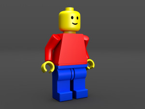 lego man - standard mini figure Modèle 3D