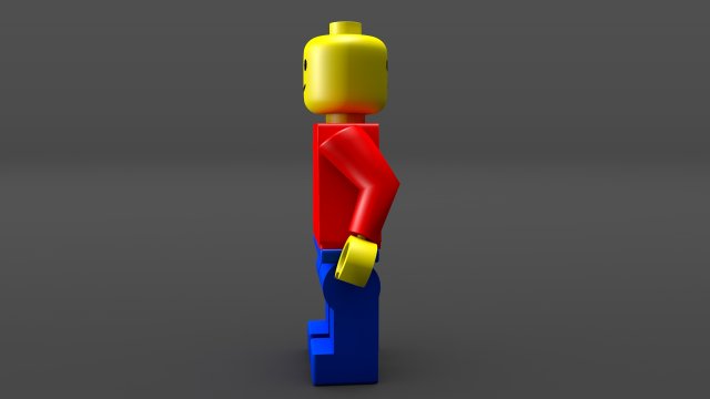lego man generic 3D Model in Toys 3DExport