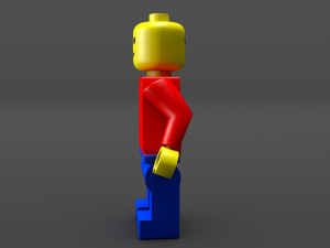 lego man - standard mini figure Modèle 3D
