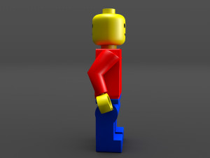 lego man - standard mini figure Modèle 3D