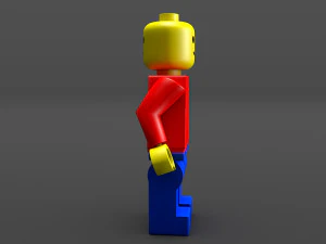 lego man - standard mini figure 3D Model