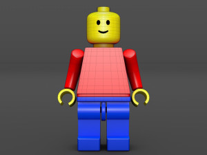 lego man - standard mini figure Modèle 3D