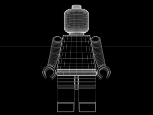 lego man - standard mini figure Modèle 3D