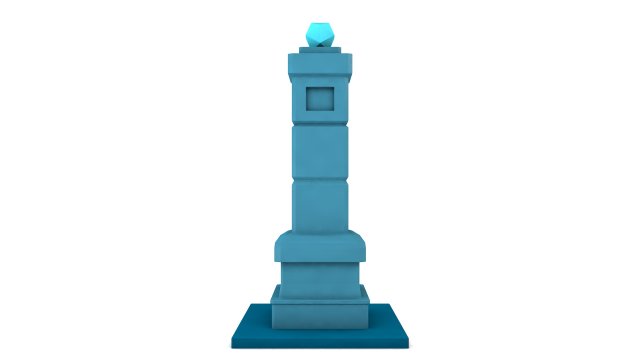 pillar 1 Model 3D .c4d .max .obj .3ds .fbx .stl .blend 