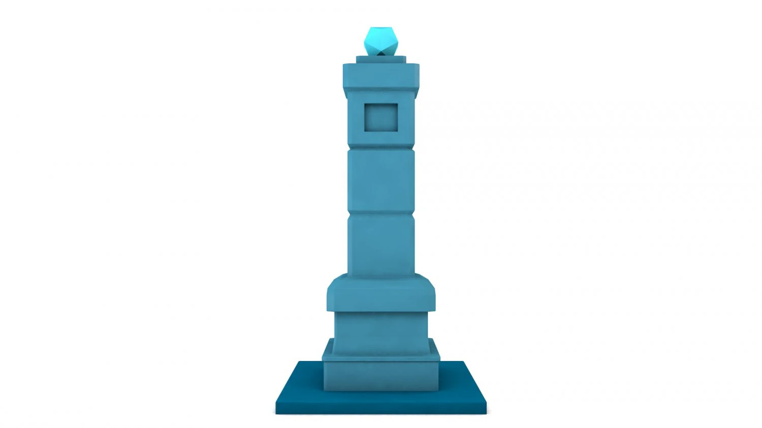 pillar 1 3D Model .c4d .max .obj .3ds .fbx .stl .blend 