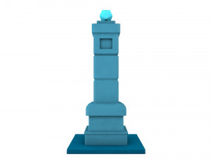 pillar 1 3D Model
