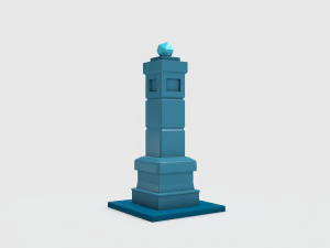 pillar 1 3D Model