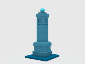 pillar 1 3D Model