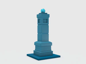 pillar 1 3D Model