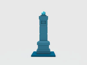 pillar 1 3D Model
